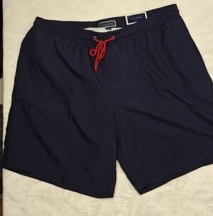 Club Room Navy Swim Shorts